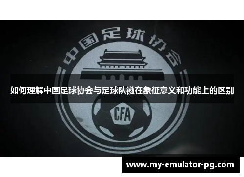 如何理解中国足球协会与足球队徽在象征意义和功能上的区别